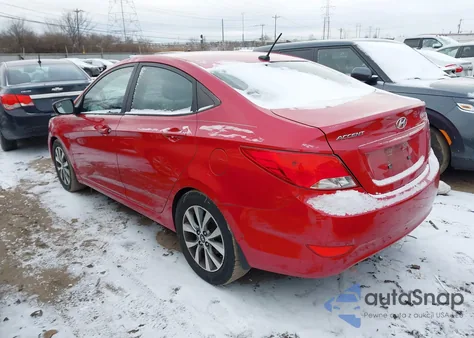 2015 Hyundai Accent Gls z USA, uszkodzony, nr VIN KMHCU4AEXFU823373